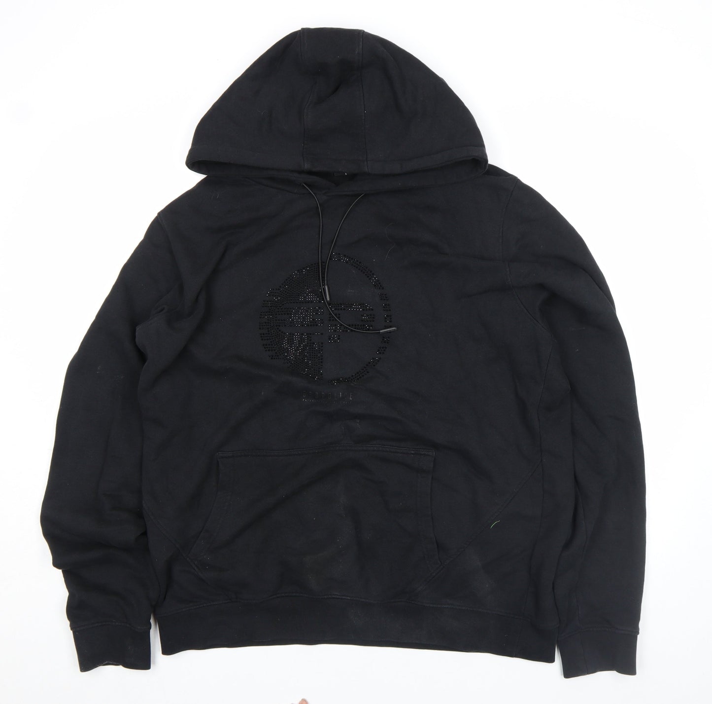 Mens UK Size XL 883 Police Black Pullover Hoodie