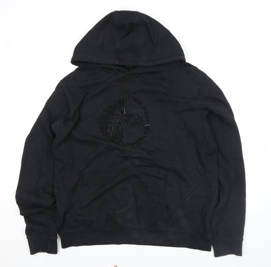 Mens UK Size XL 883 Police Black Pullover Hoodie
