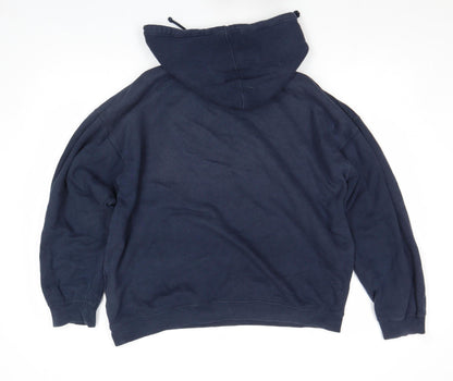 Mens UK Size M Penn Sports Blue Pullover Hoodie