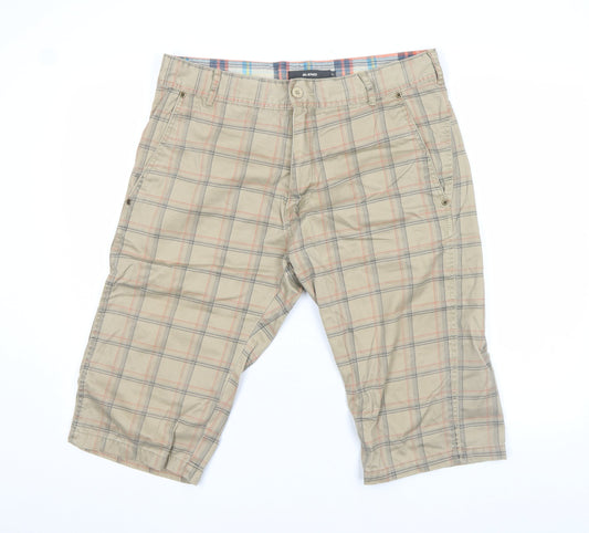 Mens UK Size L Blend Regular Fit Cargo Shorts