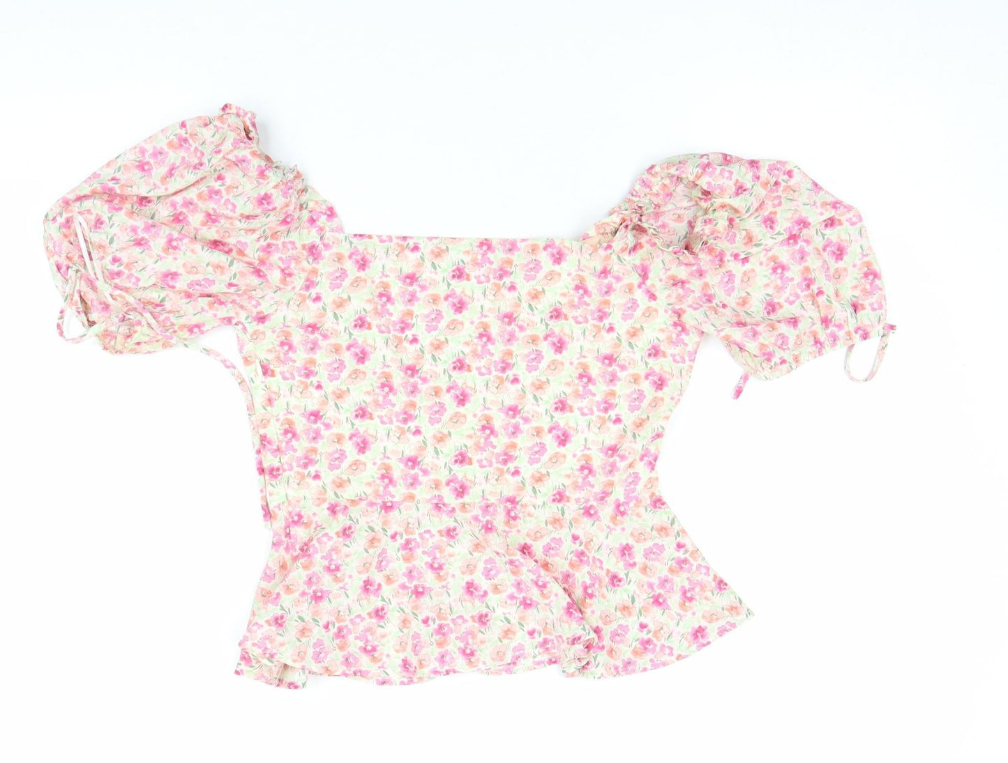 Womens UK Size XS VERA & LUCY Multicoloured Cropped Blouse