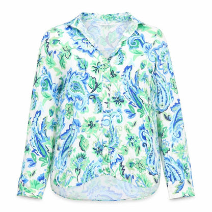Womens UK Size XS Zara Multicoloured Basic Button-Up