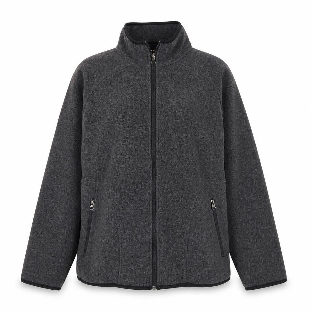 Unisex Adults UK Size L Livergy Grey Walking Hiking Gym & Training Jacket