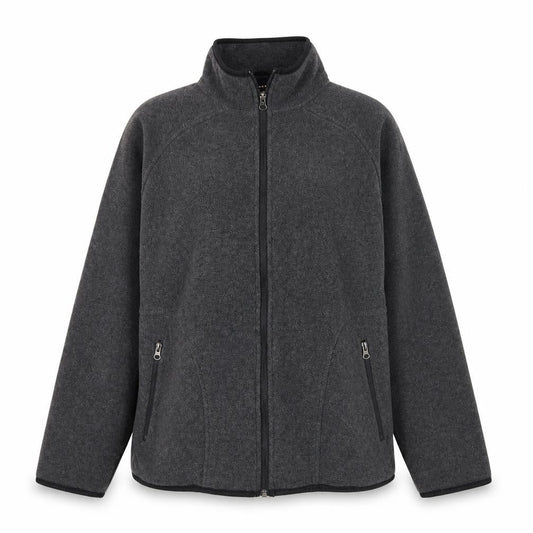 Unisex Adults UK Size L Livergy Grey Walking Hiking Gym & Training Jacket
