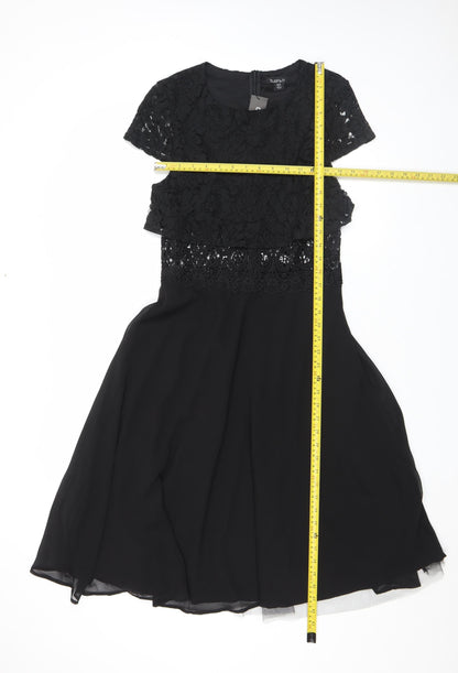 Womens UK Size 10 Boohoo Fit & Flare Dress