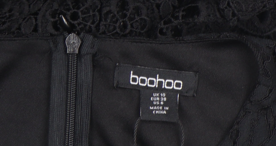 Womens UK Size 10 Boohoo Fit & Flare Dress