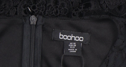 Womens UK Size 10 Boohoo Fit & Flare Dress