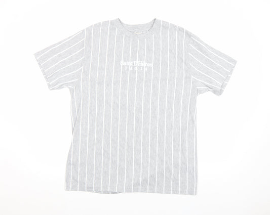 Mens UK Size L River Island Grey  T-Shirt