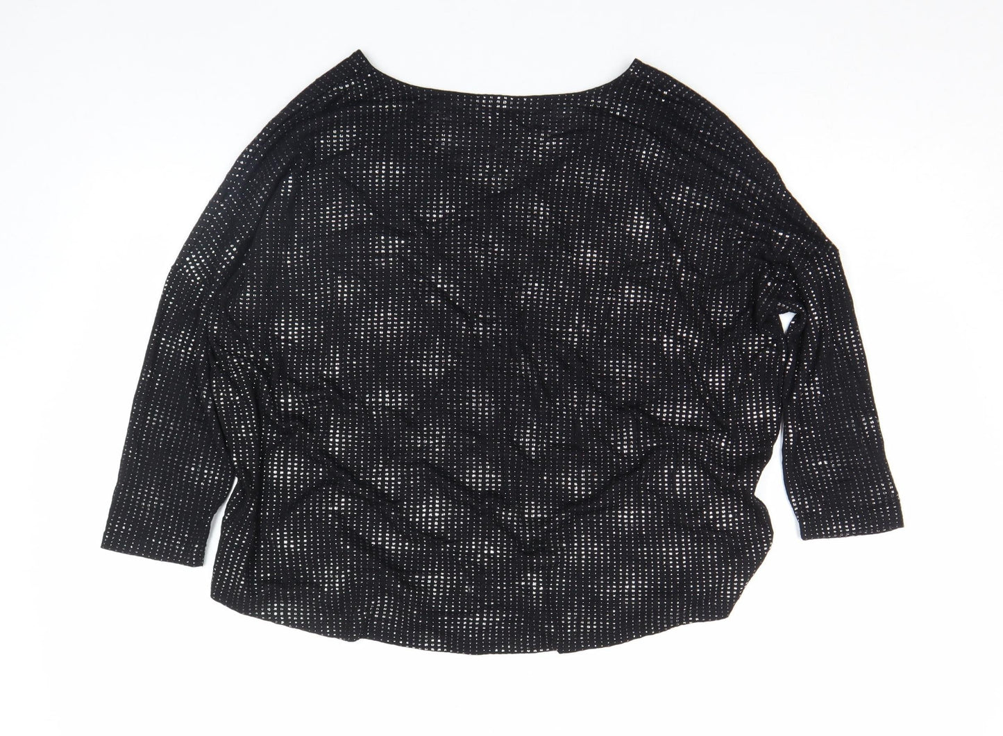 Womens UK Size 6 NEXT Black Basic T-Shirt