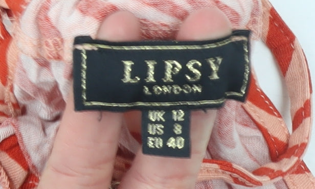 Womens UK Size 12 Lipsy Halter Dress
