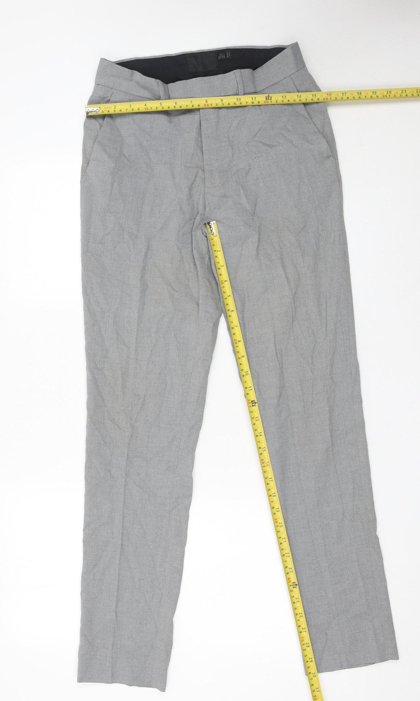 Mens UK Size M ASOS Slim Fit Business Casual Formal Grey Trousers