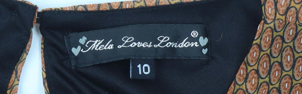 Womens UK Size 10 Mela Loves London Fit & Flare Dress