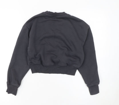 Primark Girls Black Inside Out Sadness Pullover Sweatshirt 9-10 Years