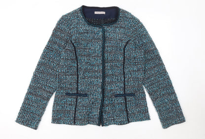 Womens UK Size 14 Charmance Blue Cardigan Jumper