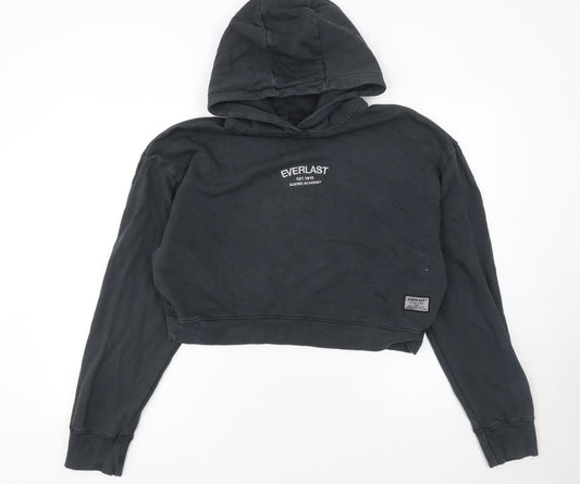 Womens UK Size 12 Everlast Black Pullover Hoodie