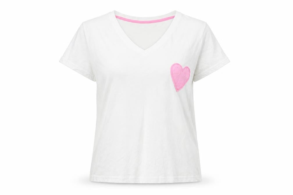 Womens UK Size XL Beloved White Basic T-Shirt
