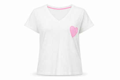 Womens UK Size XL Beloved White Basic T-Shirt