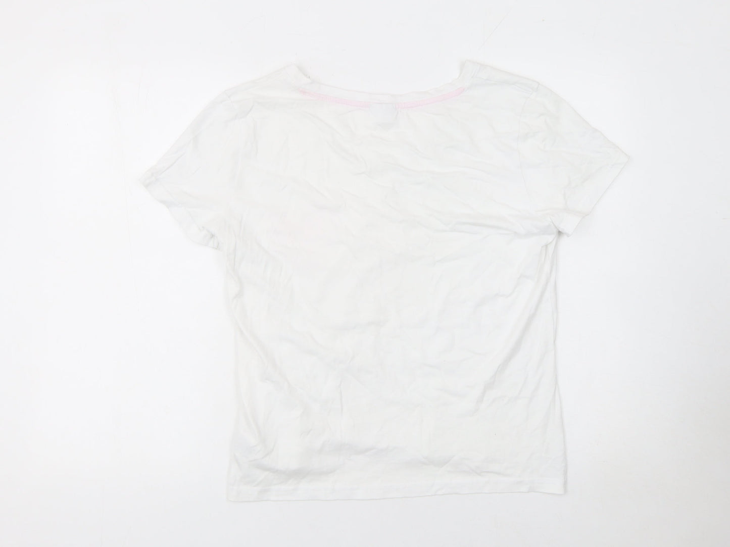 Womens UK Size XL Beloved White Basic T-Shirt