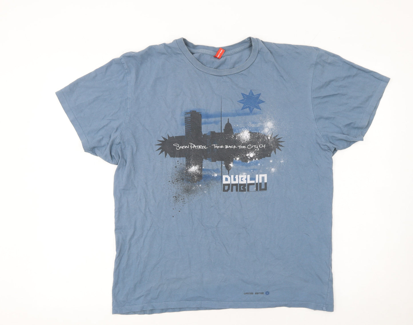 Mens UK Size XL fanShirt Blue  T-Shirt