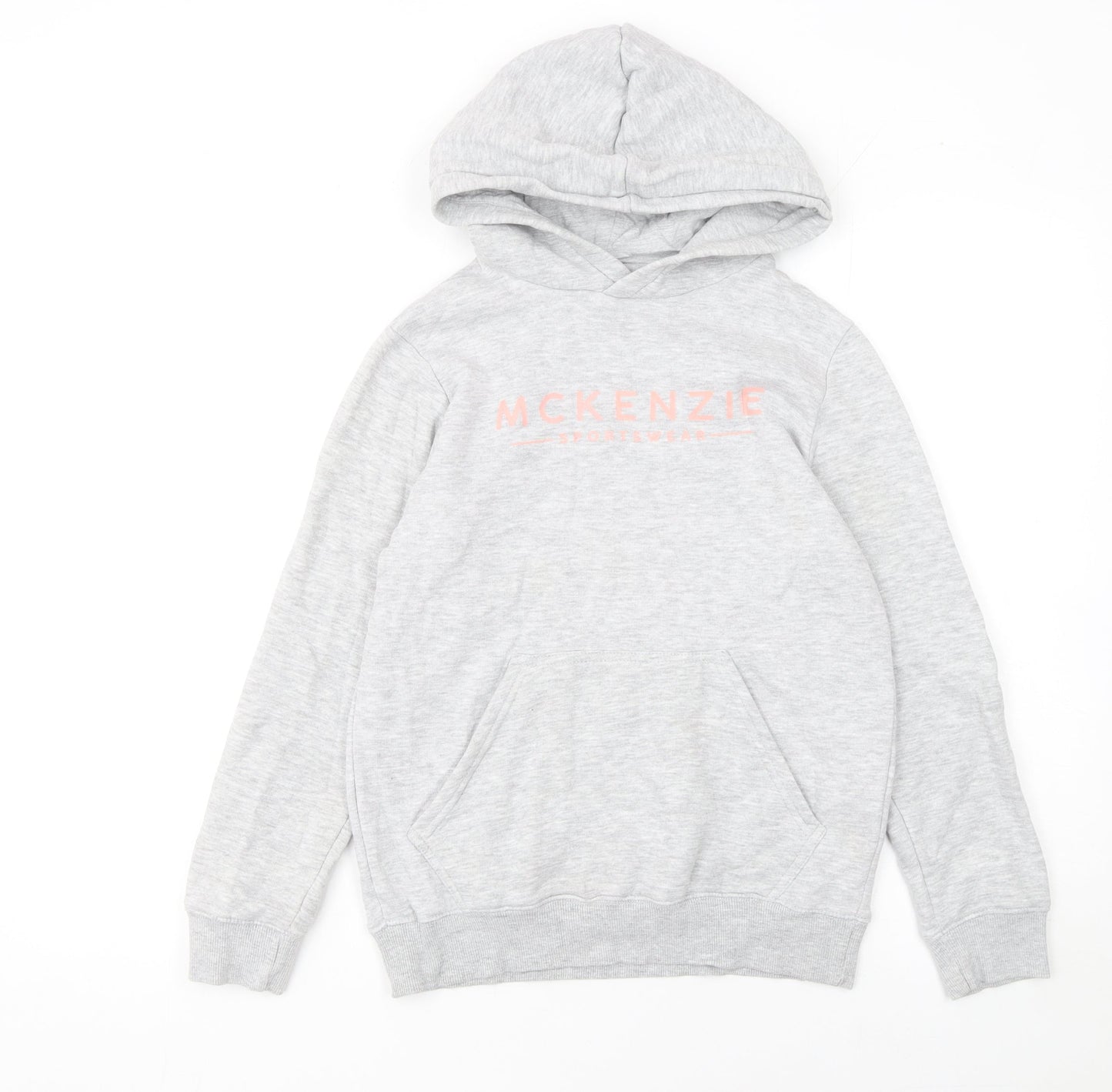 Girls UK Size 12-13 Years McKenzie Grey Pullover Hoodie