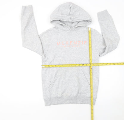 Girls UK Size 12-13 Years McKenzie Grey Pullover Hoodie