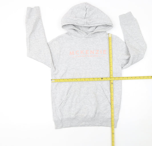 Girls UK Size 12-13 Years McKenzie Grey Pullover Hoodie