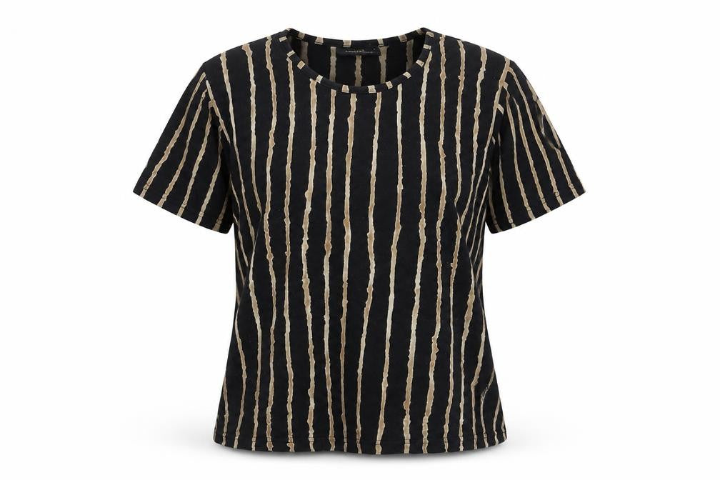 Womens UK Size L Jim Thompson Black Basic T-Shirt