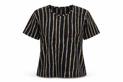 Womens UK Size L Jim Thompson Black Basic T-Shirt