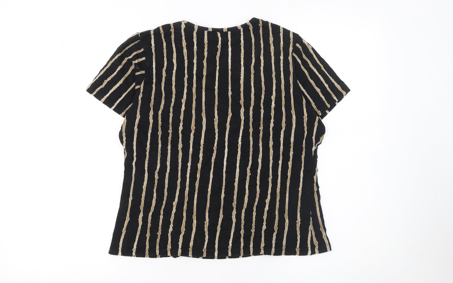 Womens UK Size L Jim Thompson Black Basic T-Shirt