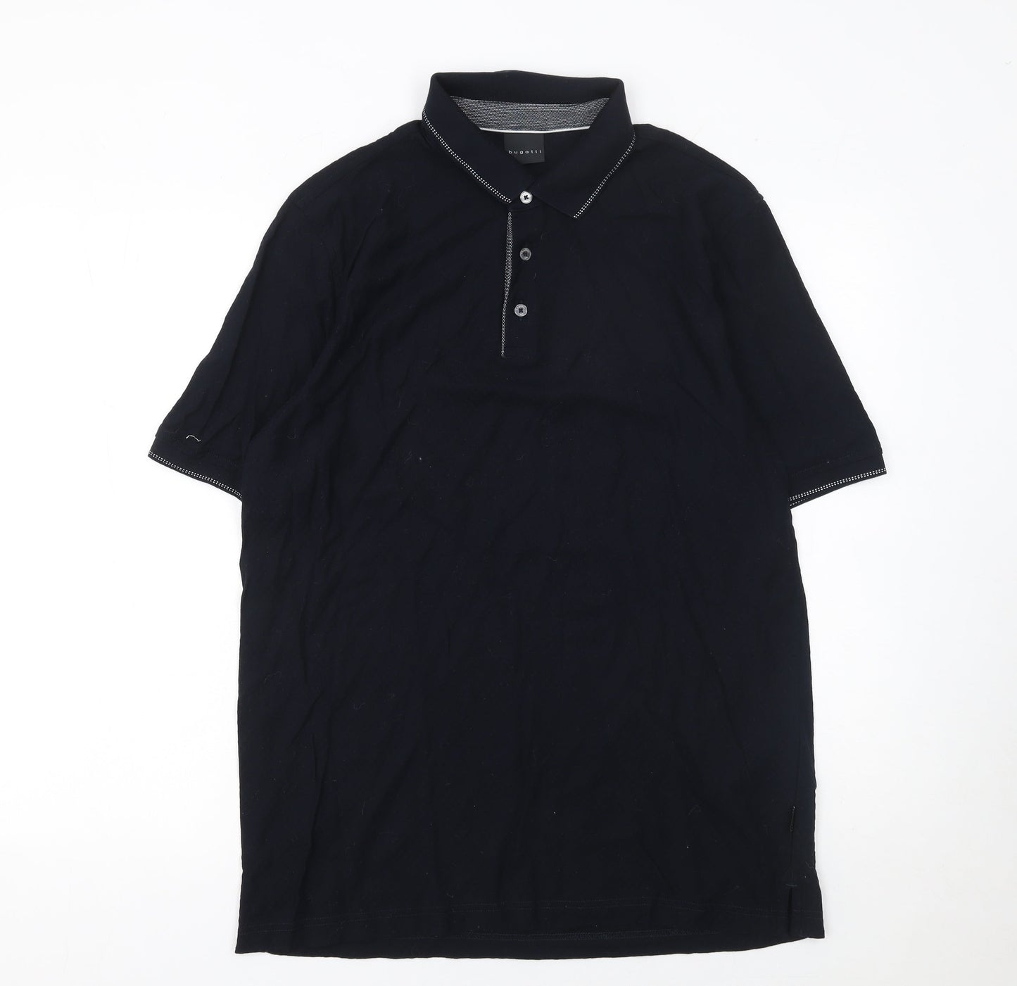 Mens UK Size L Bugatti 100% Cotton Polo Shirt