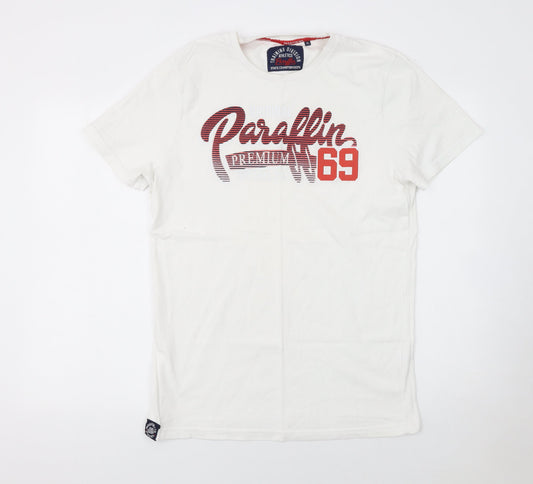 Mens UK Size XL Paraffin White  T-Shirt