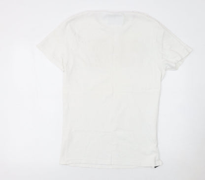 Mens UK Size XL Paraffin White  T-Shirt