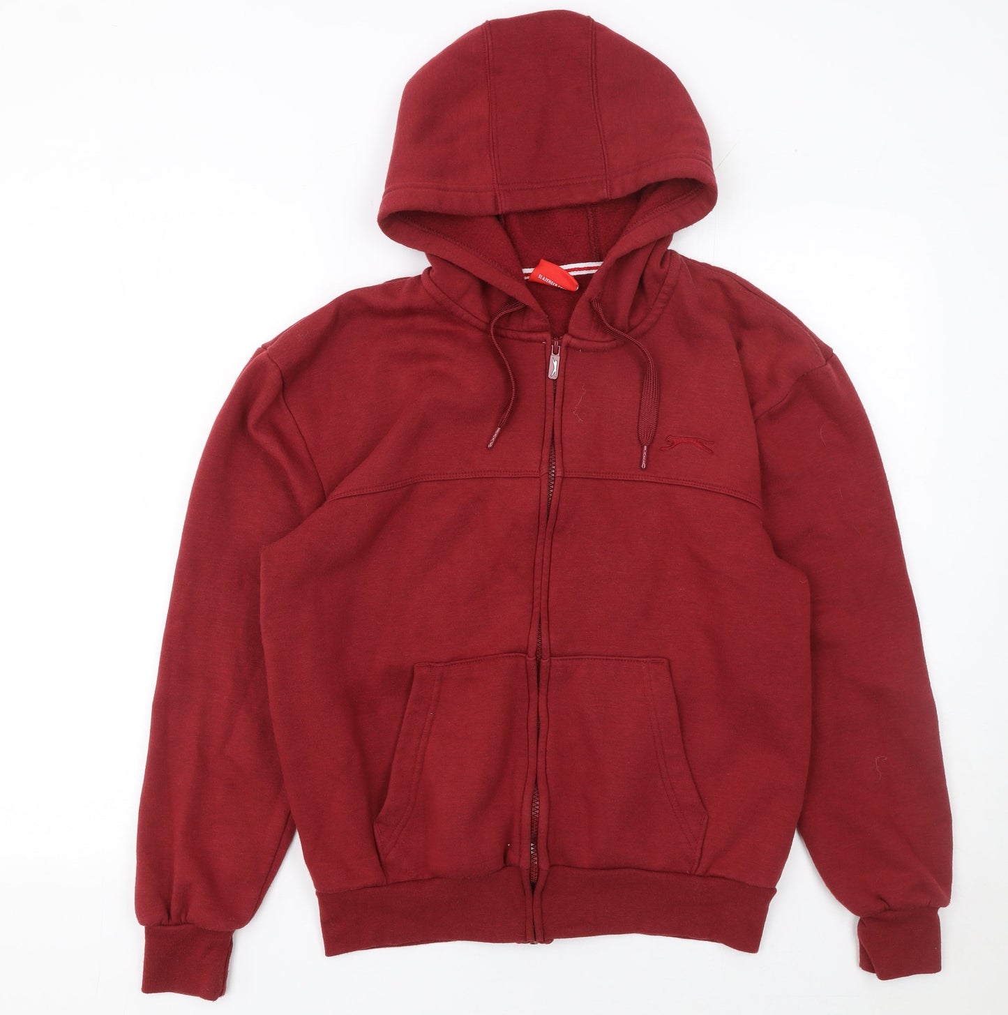 Mens UK Size S Slazenger Red Full Zip Hoodie