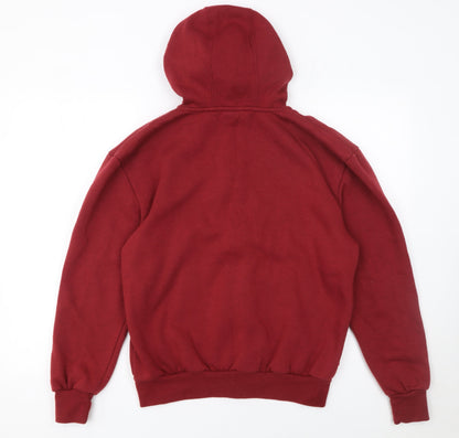 Mens UK Size S Slazenger Red Full Zip Hoodie