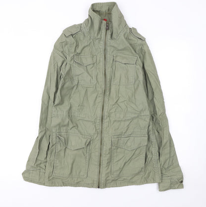 Womens UK Size 8 H&M Green Military Jacket