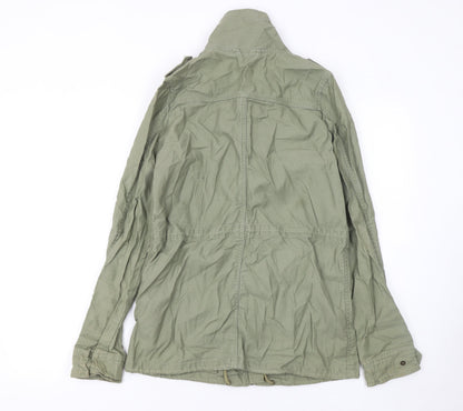 Womens UK Size 8 H&M Green Military Jacket