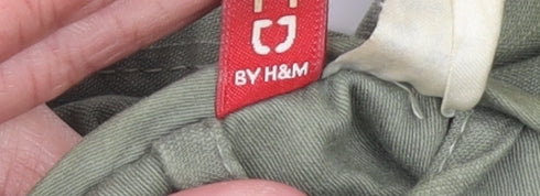 Womens UK Size 8 H&M Green Military Jacket
