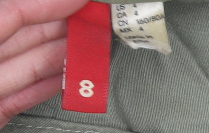 Womens UK Size 8 H&M Green Military Jacket