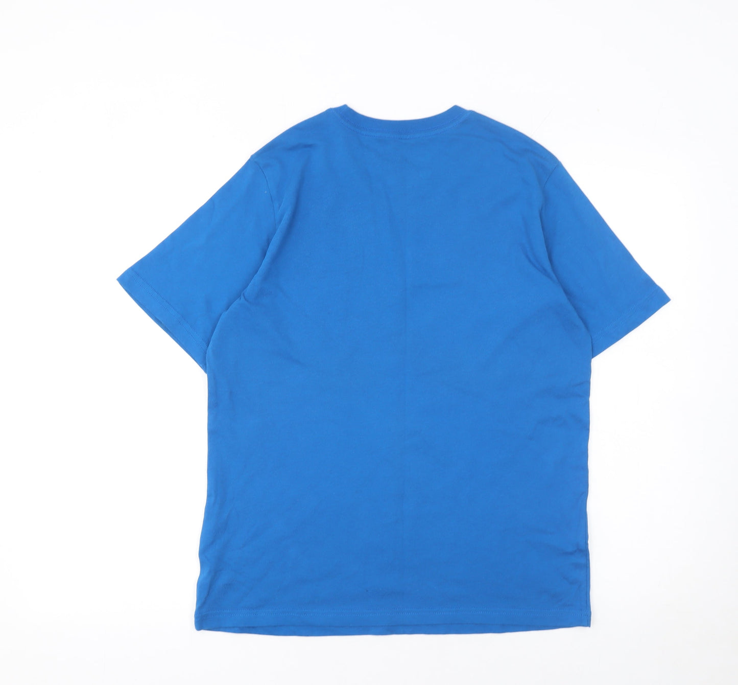 Boys UK Size 12-13 Years Nike Blue Basic Jersey Pullover T-Shirt