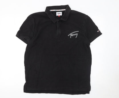 Mens UK Size XL Tommy Jeans 100% Cotton Polo Shirt