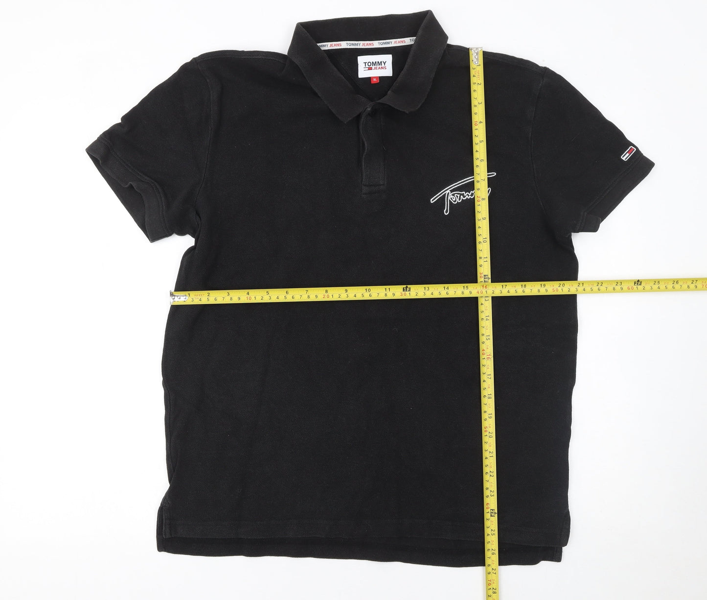 Mens UK Size XL Tommy Jeans 100% Cotton Polo Shirt
