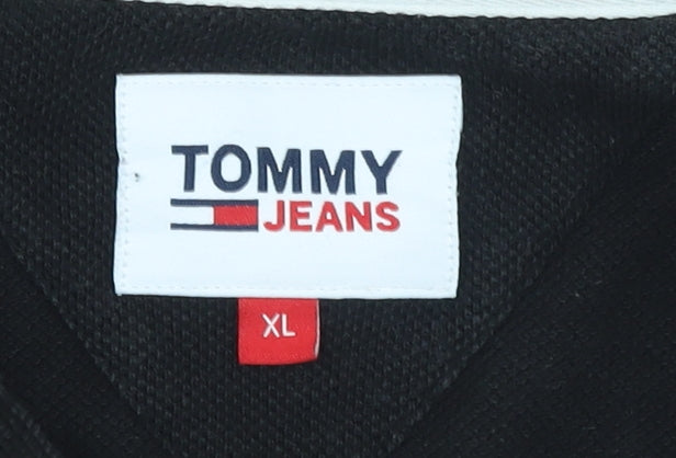 Mens UK Size XL Tommy Jeans 100% Cotton Polo Shirt