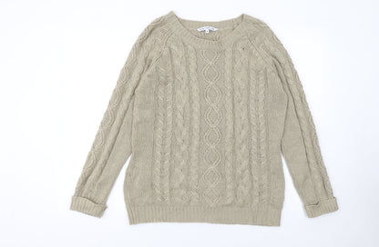 Womens UK Size M Store Twenty One Beige Pullover Jumper