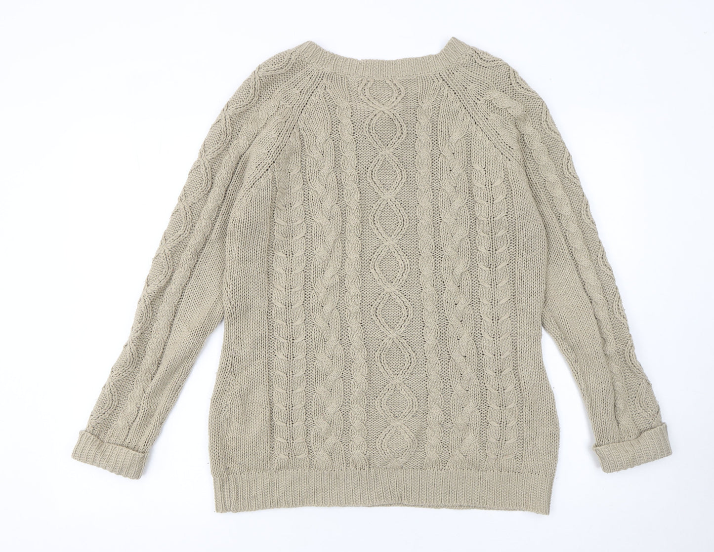 Womens UK Size M Store Twenty One Beige Pullover Jumper