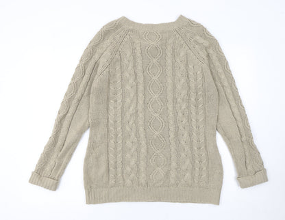 Womens UK Size M Store Twenty One Beige Pullover Jumper