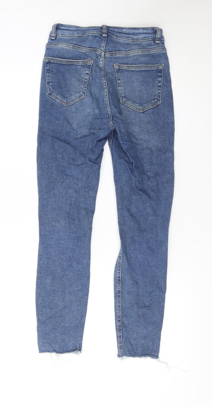 Womens UK Size 8 New Look Slim Fit Skinny Blue Jeans
