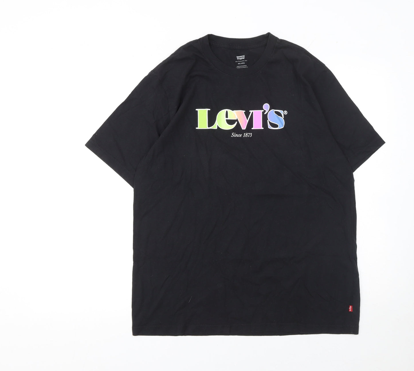 Mens UK Size M Levi's Black  T-Shirt
