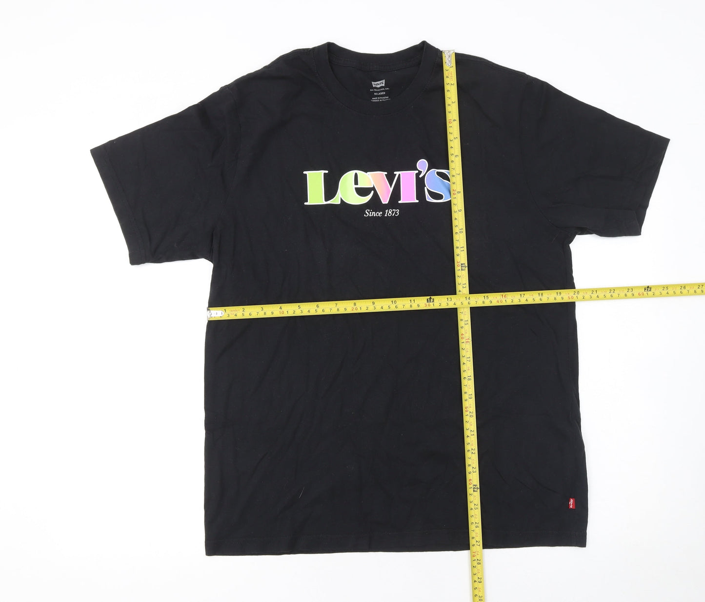 Mens UK Size M Levi's Black  T-Shirt