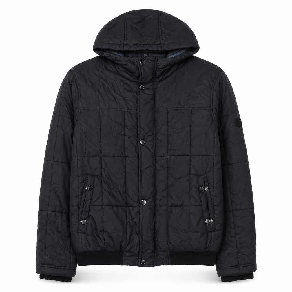 Mens UK Size S Bench Black Puffer Jacket