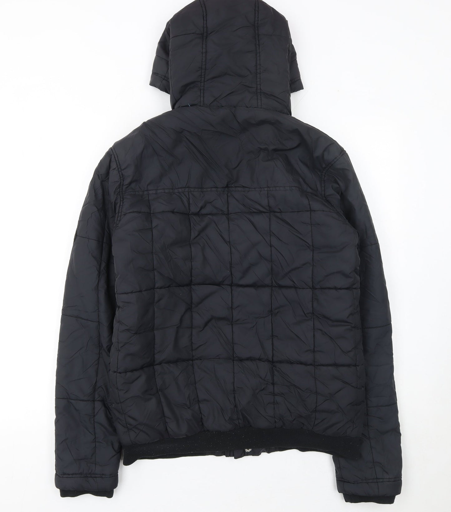 Mens UK Size S Bench Black Puffer Jacket